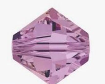 Swarovski-kristallen biconekralen 5328 - 3 mm 4 mm 8 mm - lila