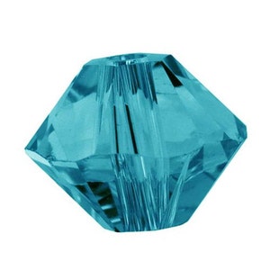 Swarovski Crystal Bicone Beads 5328 -3mm 4mm 5mm 6mm 8mm - Indicolite