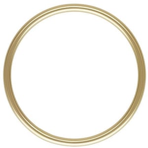 1mm Plain Stacking Ring - Gold Filled - Maat voor elke vinger 5, 6, 7, 8 - 1 stuk - Artikel # 20STR5678