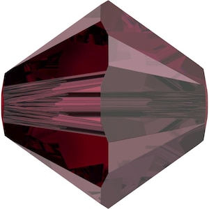 Swarovski Crystal Bicone Beads 5328 - 3mm 4mm 6mm - Siam Satin