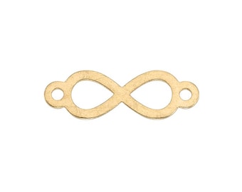 Infinity Connector 3.2 x 8.9mm - (202023CNL) - Gold Filled