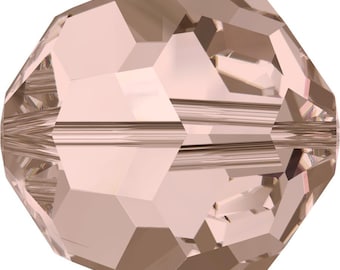 Swarovski Crystal Round Beads 5000 - 3mm 4mm 6mm 8mm - Vintage Rose