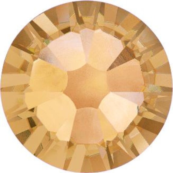 SWAROVSKI  2028 SS 12 Topaz Hotfix SWAROVSKI 2028 SS 12 Topaz Hotfix