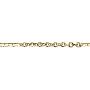1.1 x 10.25 mm ausgefallene Kette am Fuß - Gold Filled (GF) Artikel # 207794FN