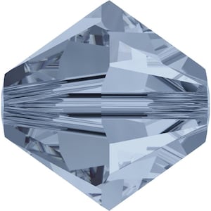 Swarovski Crystal Bicone Beads 5328 - 3mm 4mm 5mm 6mm 8mm 10mm - Denim Blue