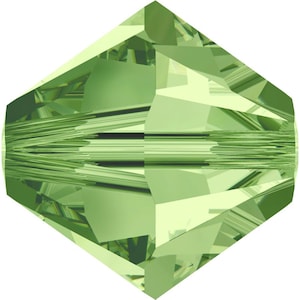 Swarovski Crystal Bicone Beads 5328 -3mm 4mm 5mm 6mm 8mm 10mm - Peridot