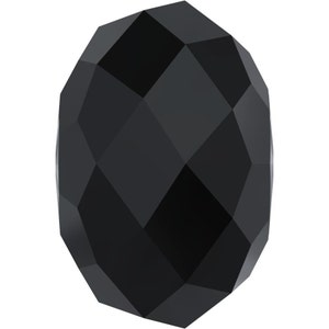 Swarovski Crystal Briolette Beads 5040 - 4mm 6mm 8mm 18mm - Jet