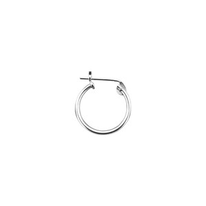 Hoop Earnings 1 x 12mm - Sterling Silver - 10pcs, 20pcs, 50pcs #3010912EH