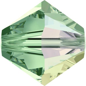 Swarovski Crystal Bicone Beads 5328 -  3mm 4mm 5mm 6mm 8mm - Chrysolite AB 2x