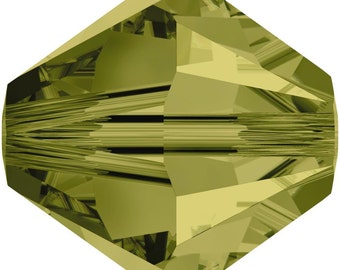 Swarovski Crystal Bicone Beads 5328 -3mm 4mm 5mm 6mm - Khaki