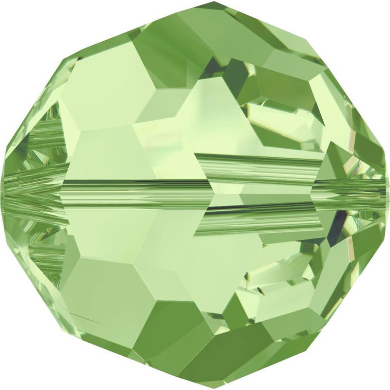 Swarovski Crystal Round Beads 5000 2mm 3mm 4mm 5mm 6mm 8mm Peridot image 1