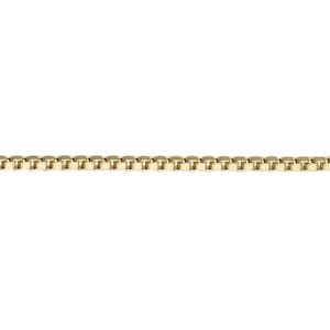 1mm Box Chain By the Foot - Gold Filled (GF) Item # 2019BX