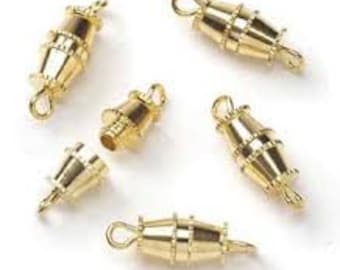 Gold Plated - Barrell Clasp (Small)  (200 pieces per packet) (Item # 336GP)