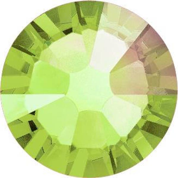 Swarovski Kristall - 2028/2058/2088 - Flatback - Kein Hotfix - Crystal Luminous Green AB - SS9, SS12, SS16, SS20, SS30 SS34