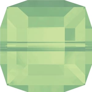 Swarovski Crystal Cube Beads 5601 - 4mm 6mm 8mm - Chrysolite