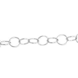 3.5mm Cable Chain By the Foot - Sterling Silver (SS) Item # 3016-8CA