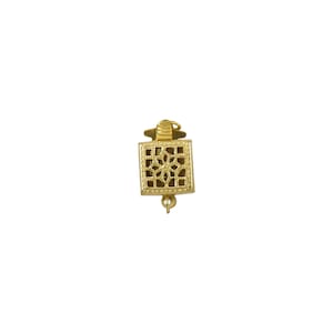 Square Clasp- 1 line Gold Filled (#6061-1)