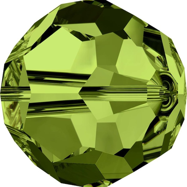 Swarovski Crystal Round Beads 5000 - 3mm 4mm 5mm 6mm 7mm 8mm - Olivine