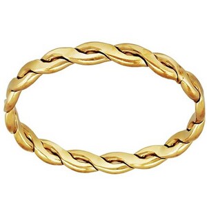 2.4mm Woven Stacking Ring - Gold Filled - Size for any finger  5, 6, 7, 8 - 1 piece - Item# 20WVR5678