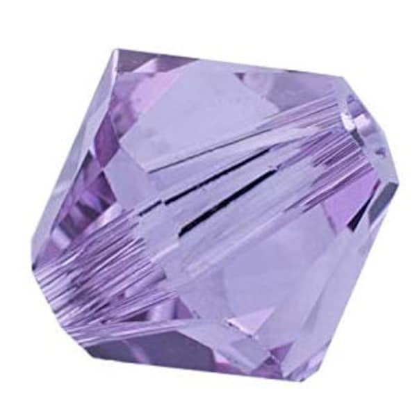 Swarovski Crystal Bicone Beads 5328 - 6mm 8mm - Lavender