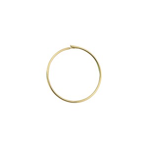 Aros para abalorios de 0,75" calibre 21 - Rellenos de oro - 10 piezas, 20 piezas, 50 piezas #20819EB