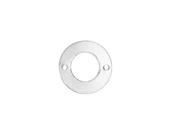Round Cut out Connectors 8.9mm - (302324CN) - Sterling Silver