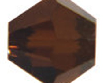 Swarovski Crystal Bicone Beads 5328 -3mm 4mm 5mm 6mm 8mm - Mocca