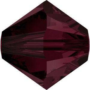 Swarovski Crystal Bicone Beads 5328 - 3mm 4mm 5mm 6mm 8mm - Garnet
