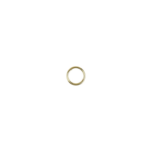 14K Gold Filled 8mm Split Ring 10pcs, 25pcs, 50pcs, 100pcs (Item #8708)