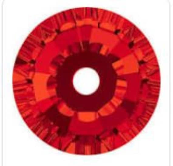 Swarovski Crystal Flat Back with Center Hole Beads 3112 3mm 4mm Siam