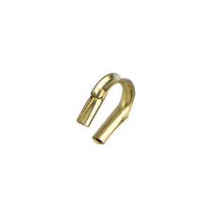 Oro lleno de alambre guardias medio - 100pcs, 500pcs, 1000pcs #20533