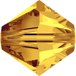 Swarovski Crystal Bicone Beads 5328 - 5mm 72pcs - Sunflower