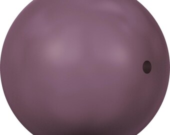 Swarovski Pearl Strands 5810 - 3mm, 4mm,  5mm, 6mm, 8mm, 10mm, 12mm - Burgundy