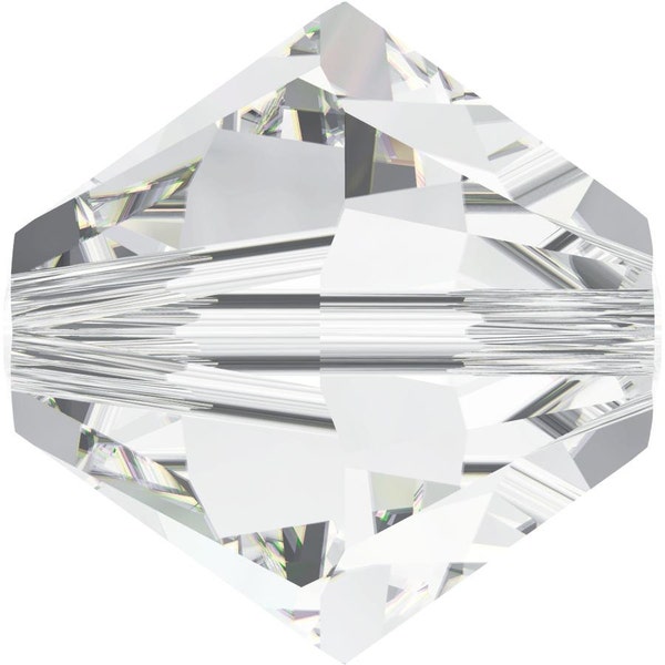 Swarovski Crystal Bicone Beads 5328 2.5mm 3mm 4mm 5mm 6mm 8mm 10mm  - Clear