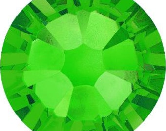 Swarovski Crystal - 2028/2058/2088 - Flatback - Non Hotfix - Fern Green - SS12,  SS16, SS20, SS30, SS34