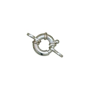 12mm Bolt Ring Sterling Silver - 1pcs, 10pcs, 25pcs - 36212