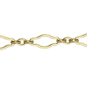 4.5 x 8.75mm Fancy Chain By the Foot - Gold Filled (GF) Item # 202331-2FN