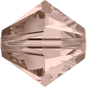 Swarovski Crystal Bicone Beads 5328 - 3mm 4mm 5mm 6mm - Vintage Rose