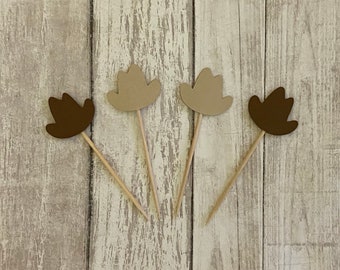 24 cowboy hat toothpicks, cowboy baby shower, cowboy birthday, cowboy party, appetizer picks, food picks, cowboy cupcake toppers