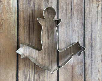 4.5 inch anchor cookie cutter - baking supply, nautical party, nautical birthday, kids birthday, baby shower, cookie supply, wedding shower