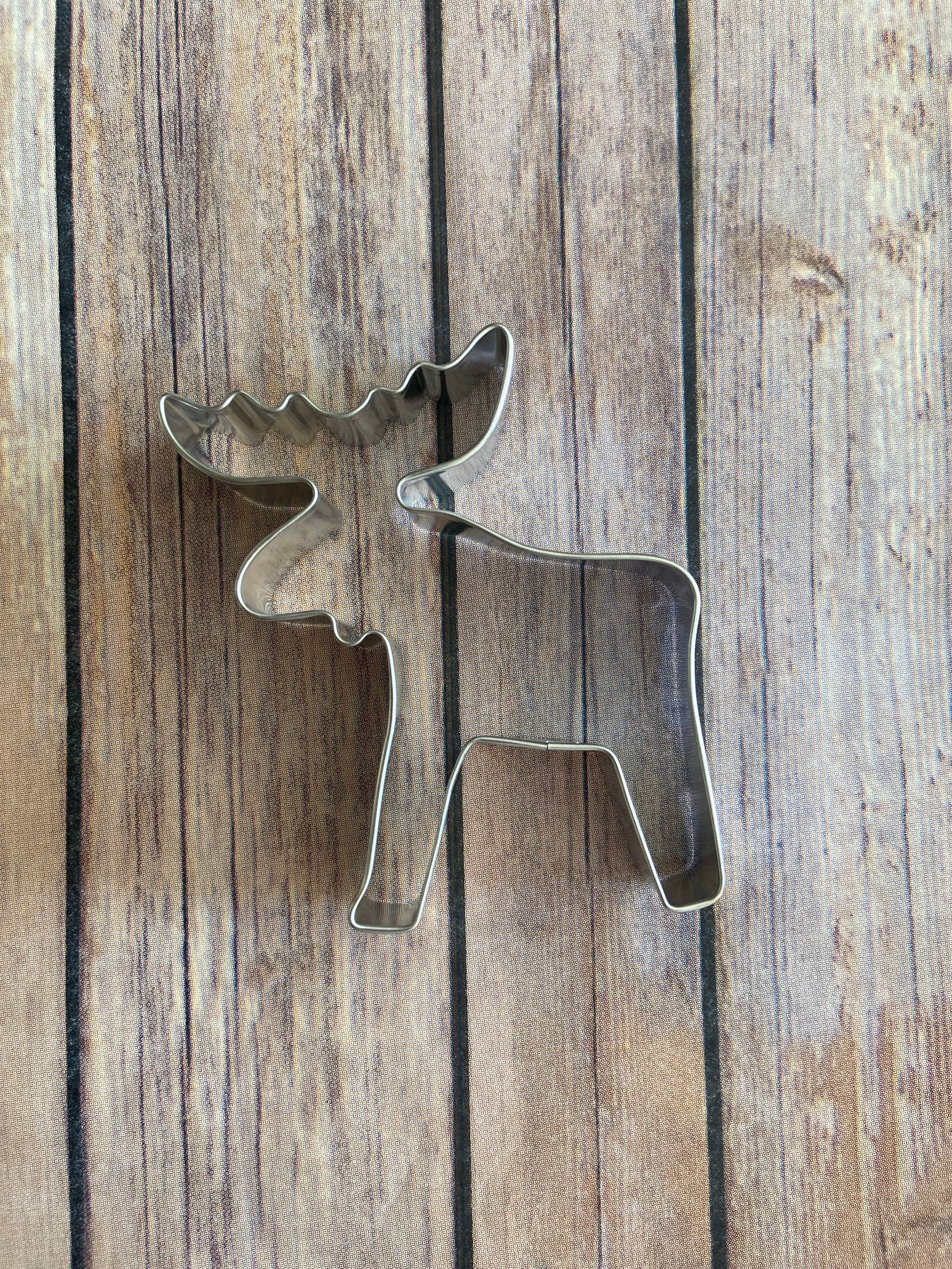 4 Inch Moose Cookie Cutter Baking Supply Woodland Party Etsy