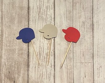 24 baseball toothpicks, basebal baby shower, baseball birthday, baseball party, appetizer picks, food picks, cupcake topper