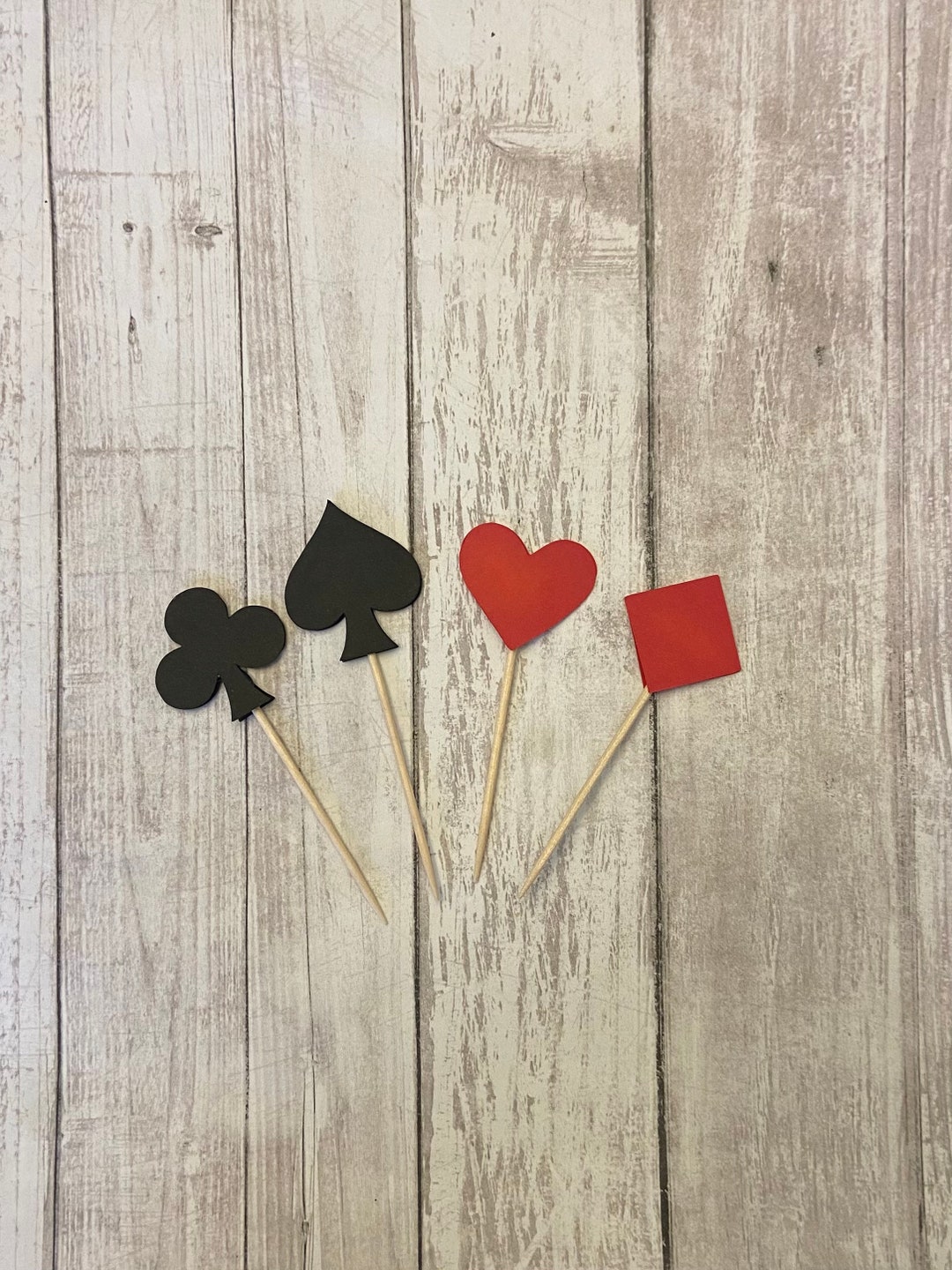 24 Playing Cards Toothpicks, Birthday, Las Vegas Theme, Appetizer Picks