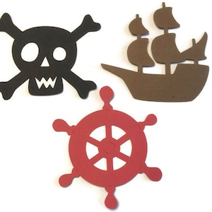 25 Pirate theme Cut Tags, Pirate Theme Baby Shower, Pirate Theme Birthday Party, Pirate Party, Pirate Decor, DIY