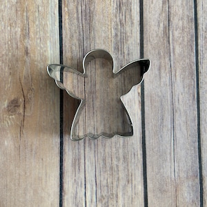 3 inch angel cookie cutter - baking supply, christmas party, kids birthday, baby shower, Birthday, cookie supply, Christmas cookie