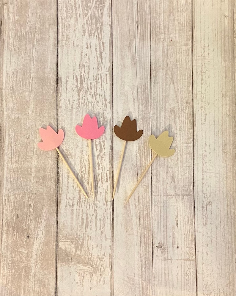 24 Cowboy Hat Toothpicks Cowboy Baby Shower Cowgirl Etsy