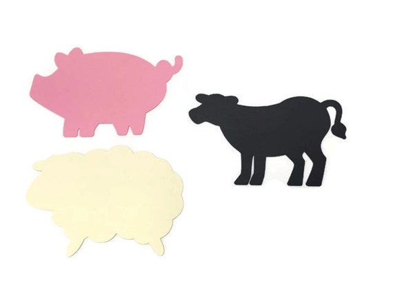 25 Ferme Theme Decoupes Ferme Theme Baby Shower Fete Etsy