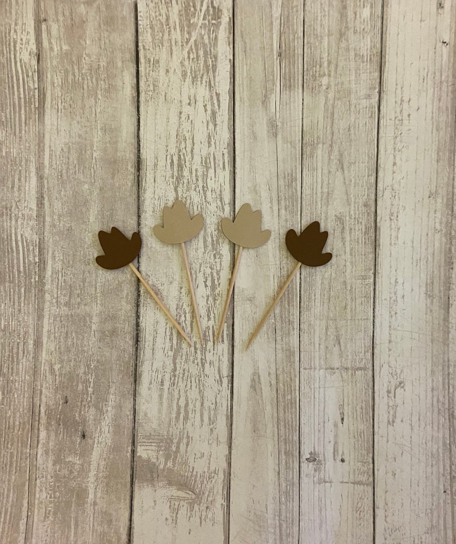 24 Cowboy Hat Toothpicks Cowboy Baby Shower Cowboy Birthday Etsy