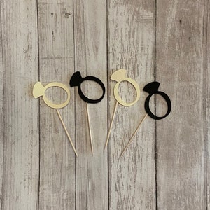 24 wedding theme toothpicks, wedding shower, wedding toothpicks, dessert toppers, appetizer picks, food picks, cupcake toppers