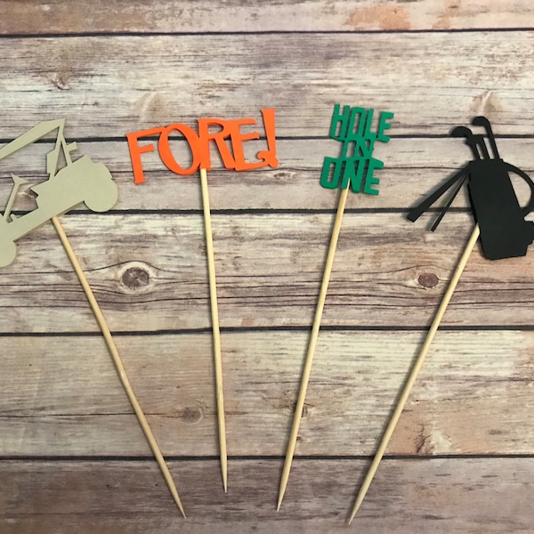 Set of4 Golf Theme Centerpieces -Golf Decorations, golf party, golf birthday party, sports baby shower, sports theme party, retirement party